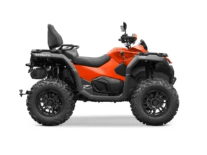 CFMOTO CFORCE 1000 TOURING ABS negro y naranja, ATV todoterreno de alto rendimiento con diseño dinámico y robusto.