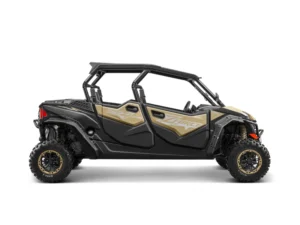 CFMOTO ZFORCE 1000 SPORT-R squad negro y beige metalizado, vehículo todoterreno de alto rendimiento y diseño exclusivo.