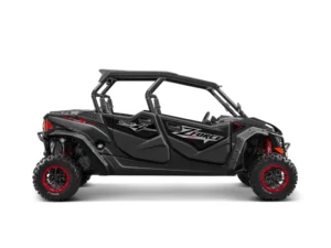 CFMOTO ZFORCE 950 SPORT-4 solo negro, vehículo todoterreno deportivo y robusto.