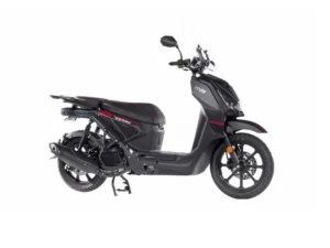 MITT City Vision 125 en color negro y rojo, scooter urbano de rueda alta con diseño moderno y funcionalidad