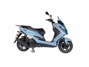 MITT Legrand 125 en color azul, scooter de diseño estilizado con doble óptica frontal full LED y motor de 125 cc.